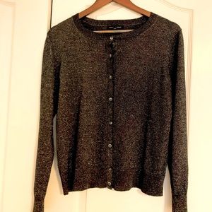 Banana Republic Sparkly black cardigan